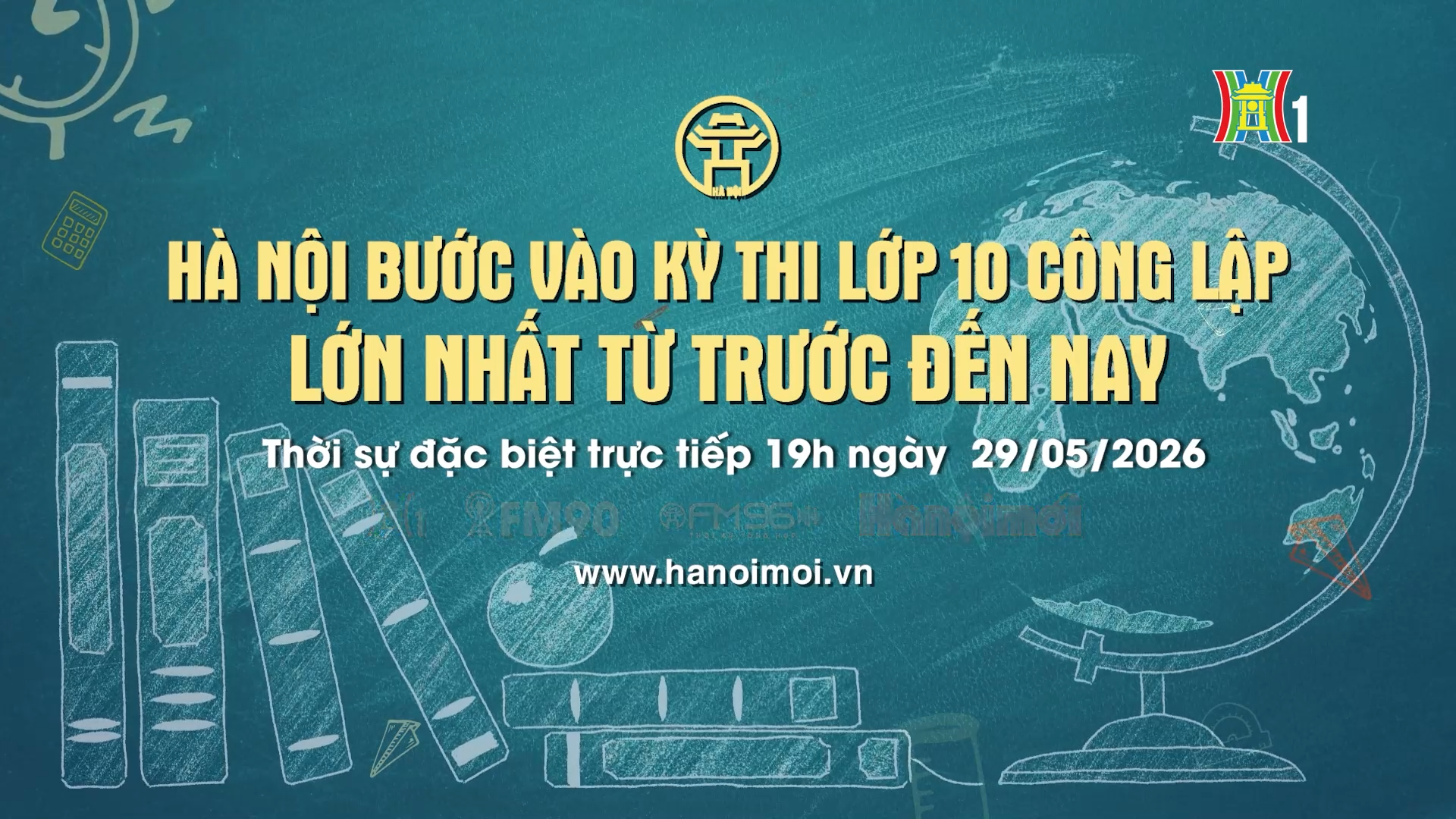 Đón xem chương trình thời sự ngày 29/5 'Hà Nội bước vào kỳ thi lớp 10 công lập lớn nhất từ trước đến nay'